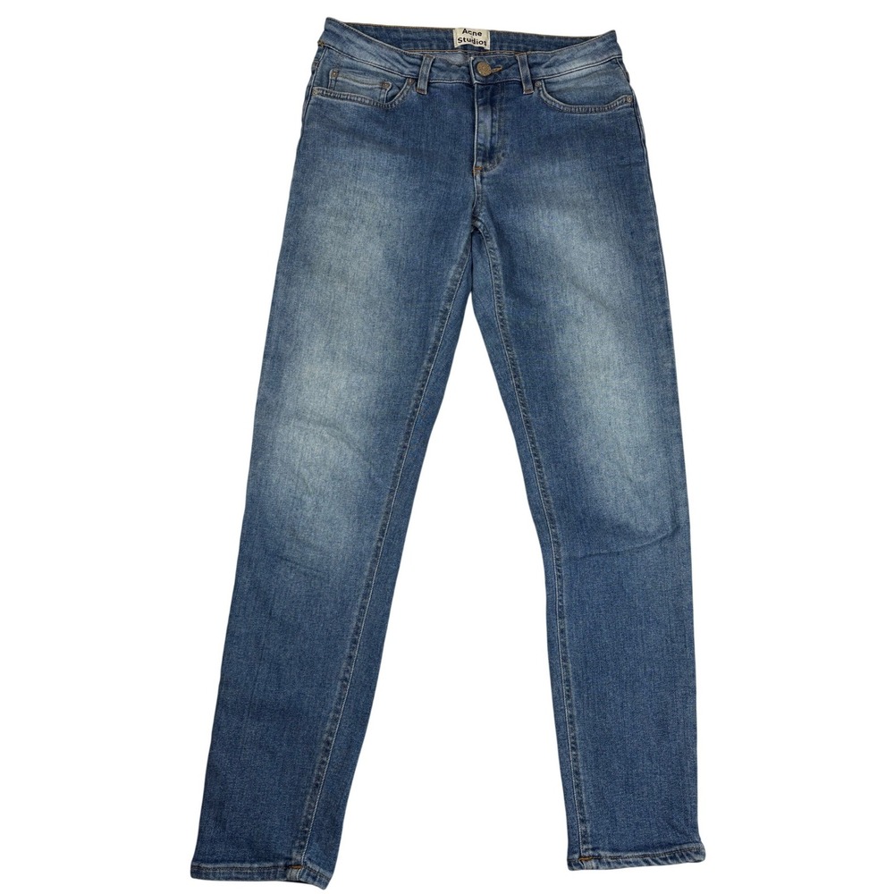 Acne Studios Skin 5 LT USD BLU Skinny Jeans Blue Size 28/32 Scandi Minimalist